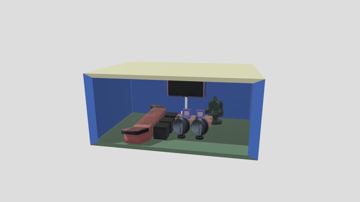 Space Classroom 3D Model