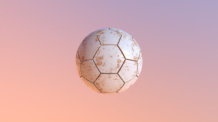 Football ball 3D Model