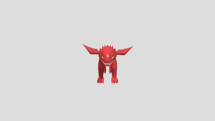 dragonModel_boned 3D Model
