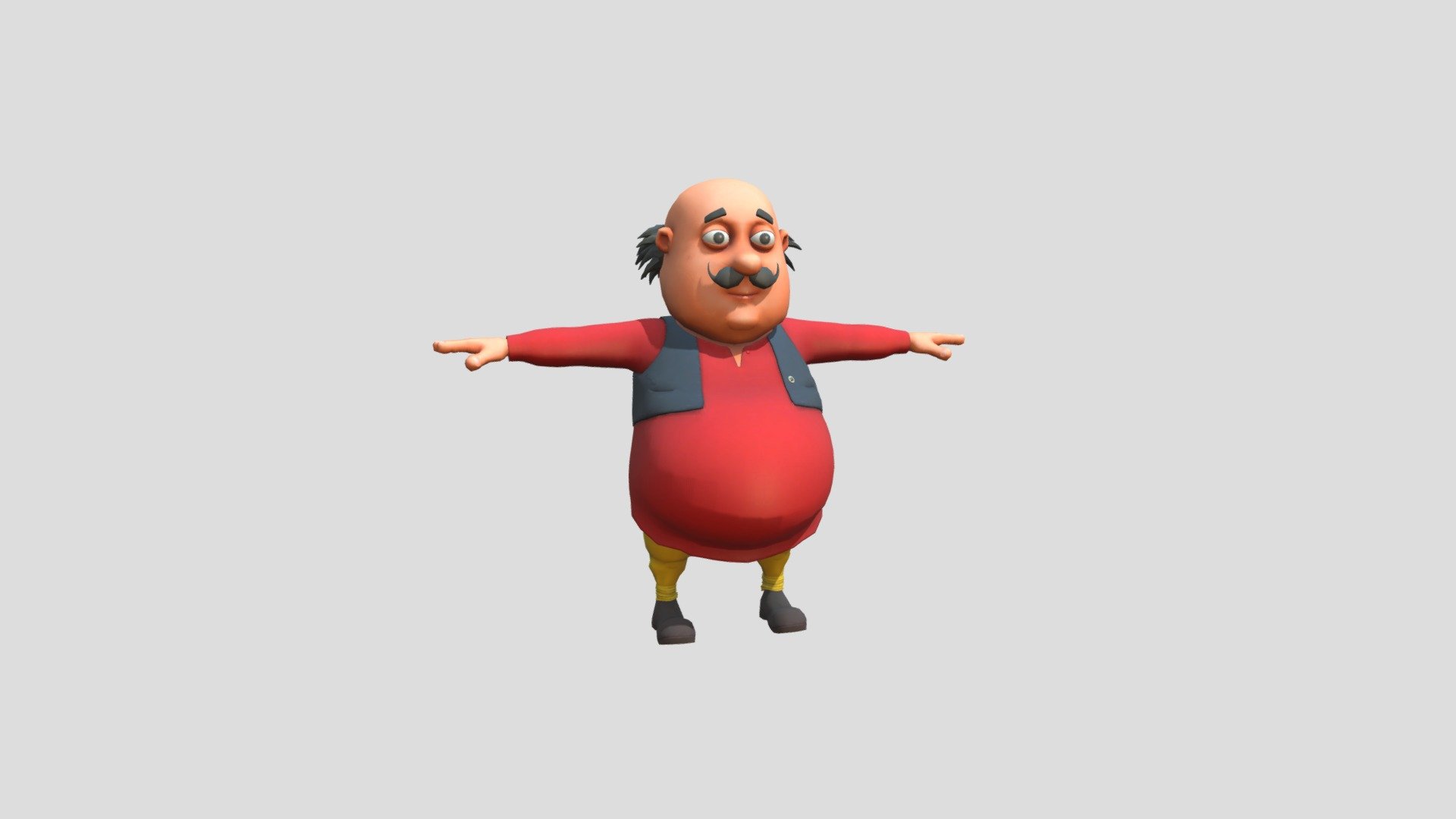 motu-patlu (1) - 3D model by lakanjitb [601ff11] - Sketchfab