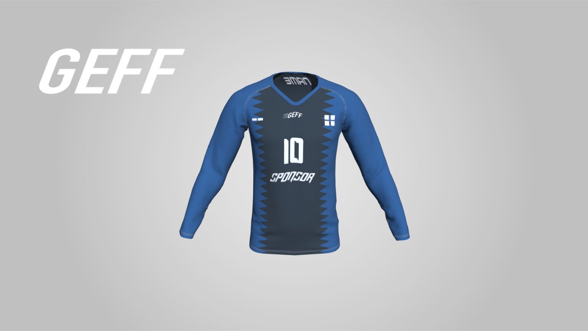 GEFF CHI COLLECTION LONG SLEEVE - 3D model by GEFF SPORT (@geffsport ...