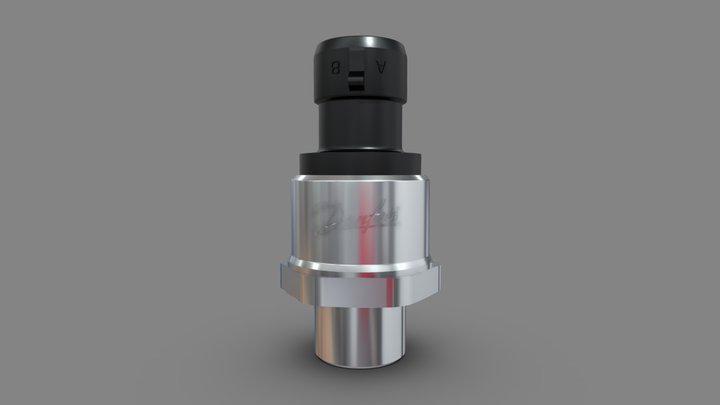 DST P110 female flare 3D Model
