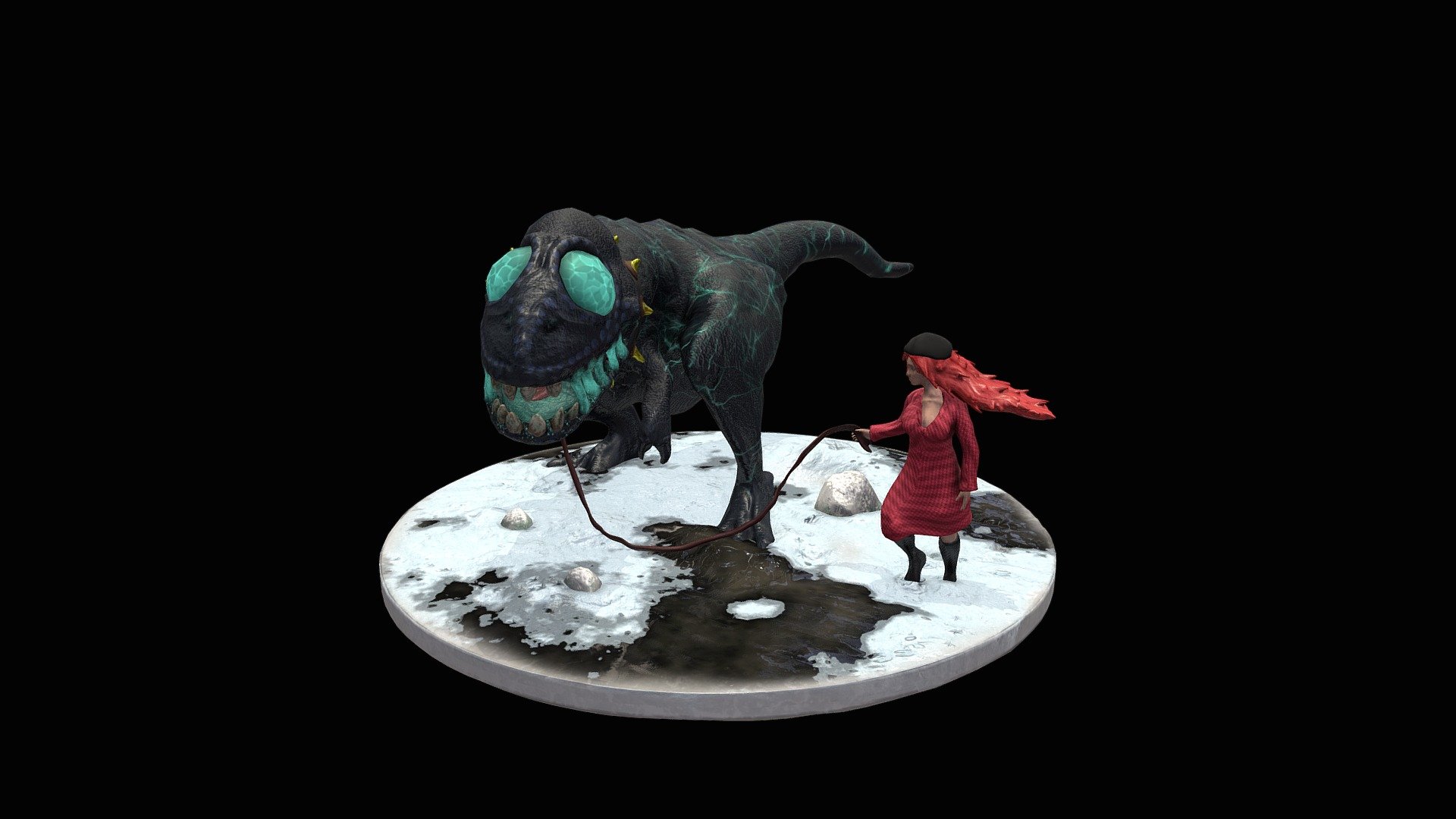 Pet Alien Dinosaur