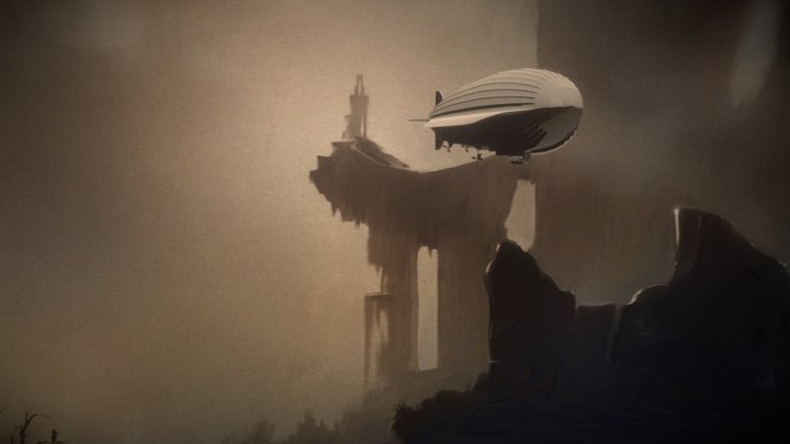 Zeppelin - Starship 3D Model