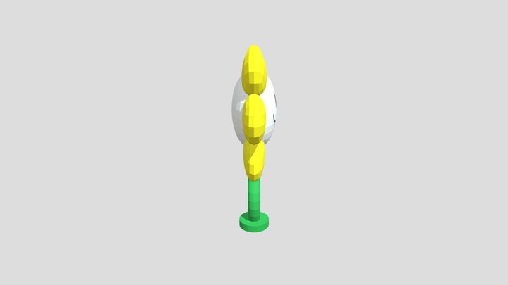 Custom Edited - Undertale Customs - Flowey 3D Model