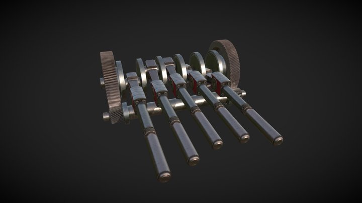 Quin_Pump_Ani 3D Model
