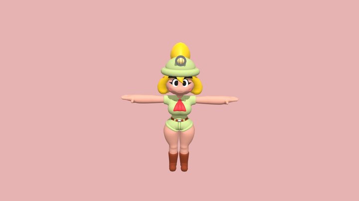 Goombella (VRChat Avatar + Model) 3D Model