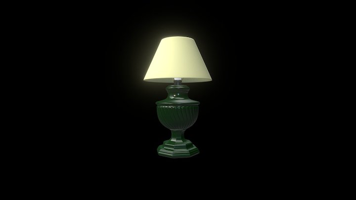 Old lamp 3D Model
