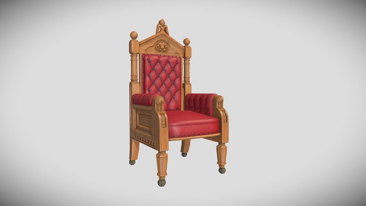 Supreme Court of Canada Bench 3D Model