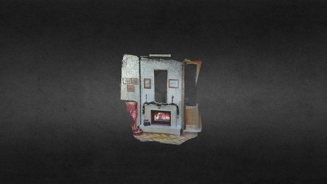 Tango Scan Fireplace 3D Model