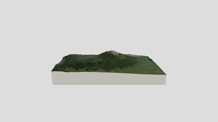 Kerinci - Kerucut 3D Model