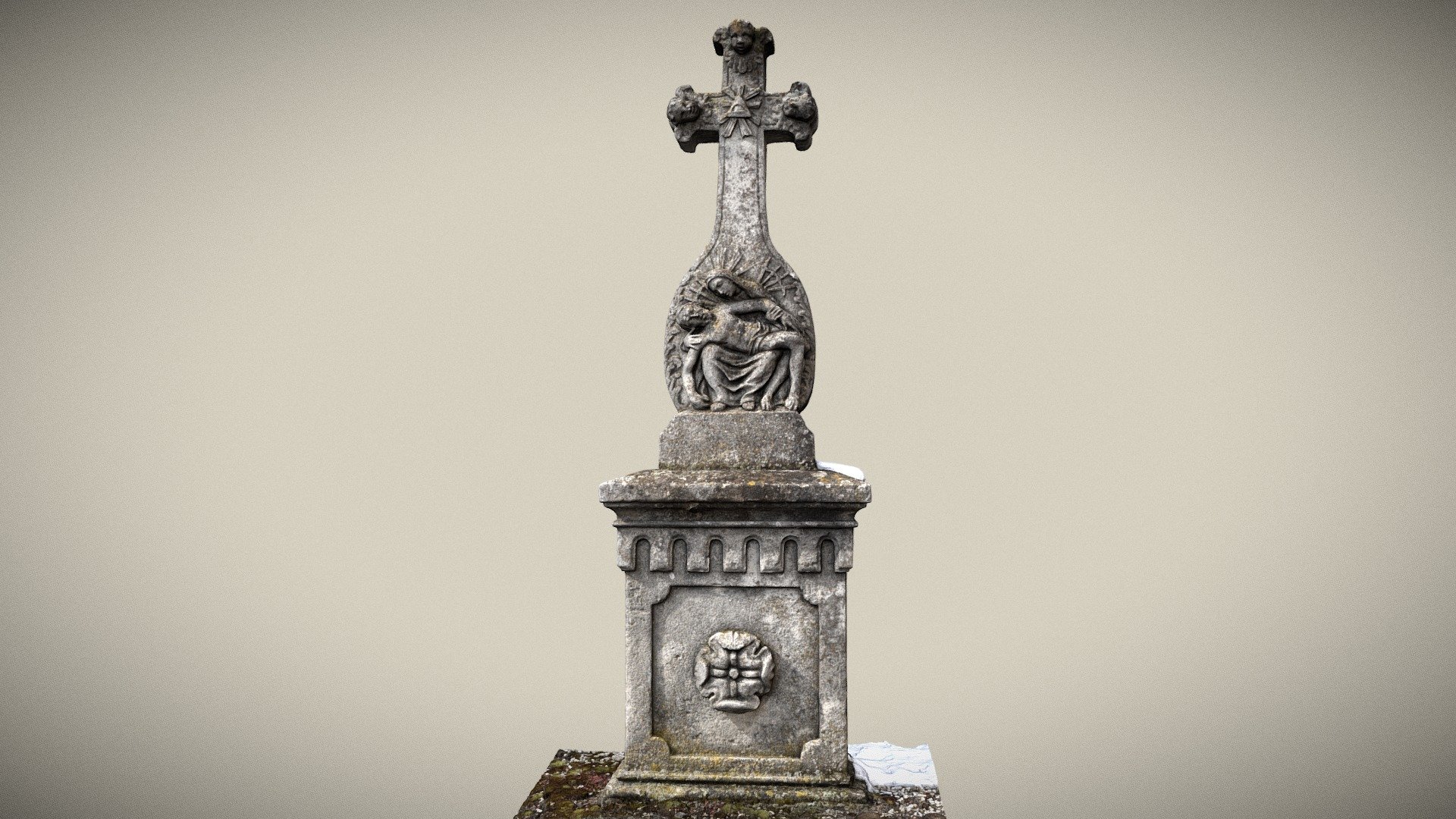 Epitaph/Friedhofskreuz — Sketchfab embed 3D viewer