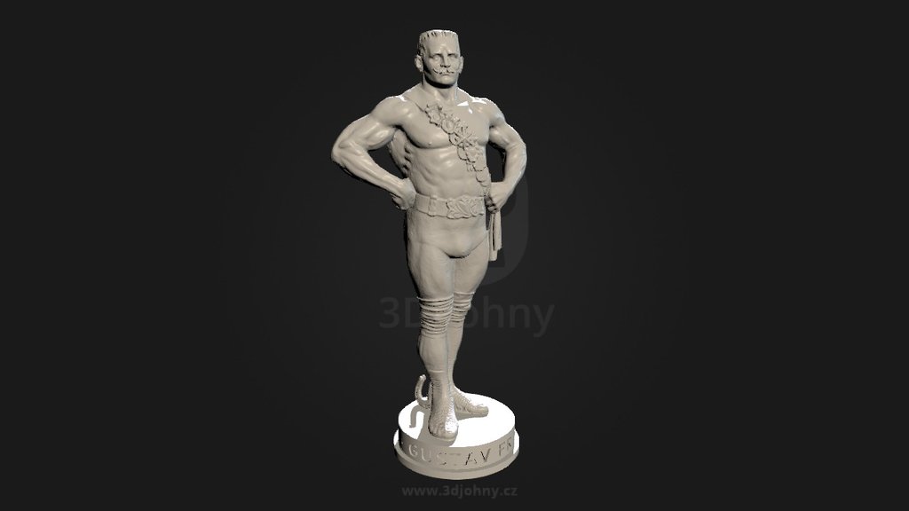 Jiri Finger: Gustav Fristensky - with base — Sketchfab embed 3D viewer