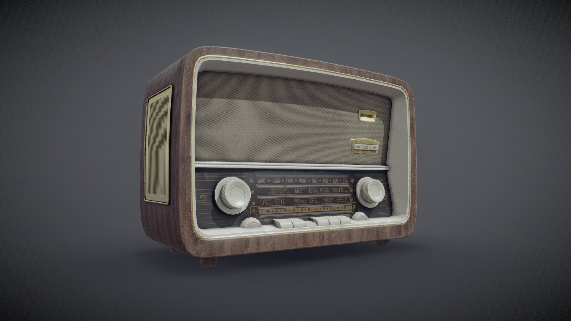 Old Radio Download Free 3D Model By Gorzi gorzi90 60279af 