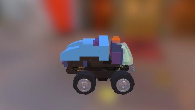 Lego Lastebil 3D Model