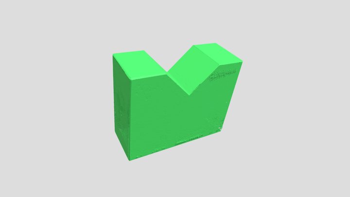 Vブロック 3D Model