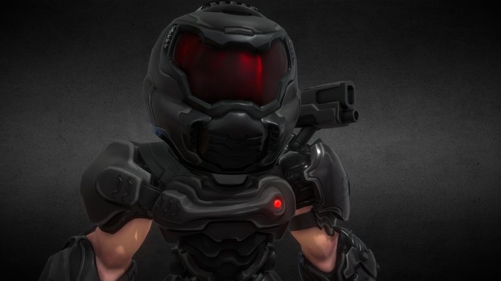 Predator Slayer Collectible Mode 3D Model