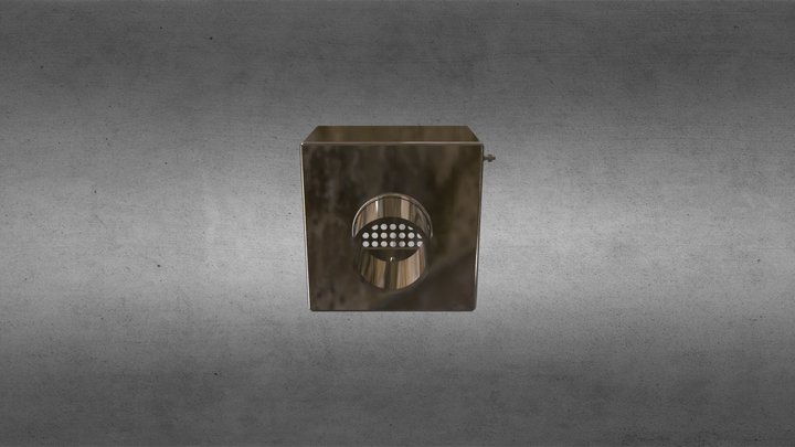 09-157-D донный слив 150х150 (плёнка) 3D Model