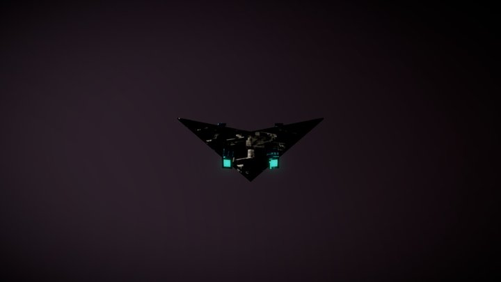 Alien ship 3D Model