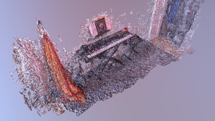 Piano Surroundings 3D Model