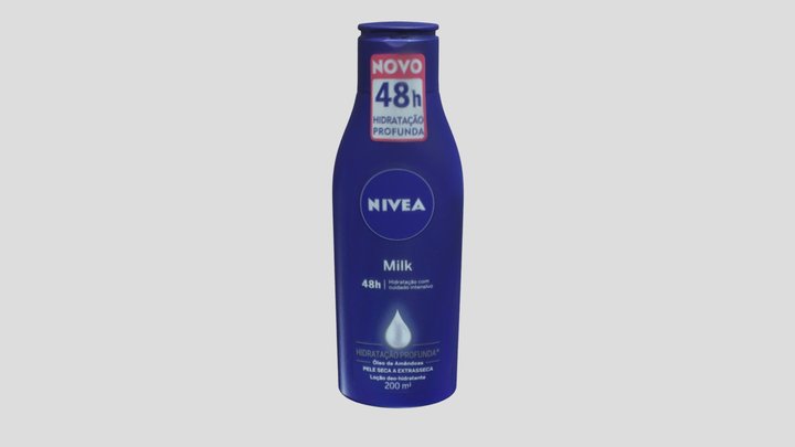 Nivea - (C) Milk Oleo de amendoas 3D Model