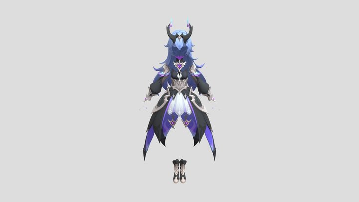 Dark Flame Scaleblade Chronicles - Manekina 3D Model