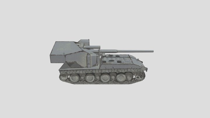 Waffenträger auf E100 – Modello 3D gratuito STL