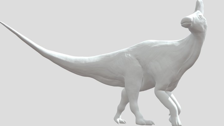 Corythosaurus casuarias 3D model figurine 3D Model