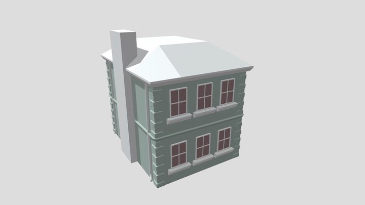 LowPoly Home 3D Model
