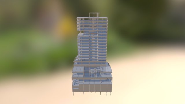 Edificio CENSI-VISCONDE-03 DIMENSIONAMENTO 3D Model