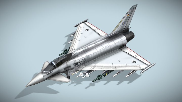 Eurofighter Typhoon EF-2000 3D Model