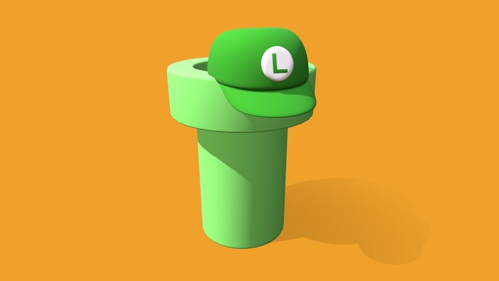 Luigi_Hat 3D Model