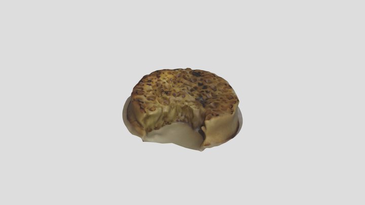 Crumpet 3D Model