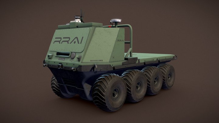 Small Multipurpose Equipment Transport 3D Model