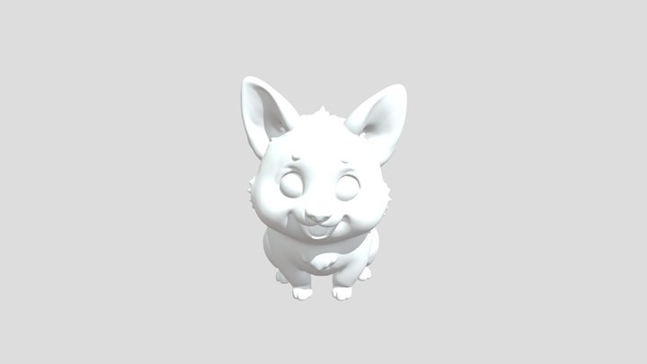 Corgi Pup Figurine (3D-printable STL)