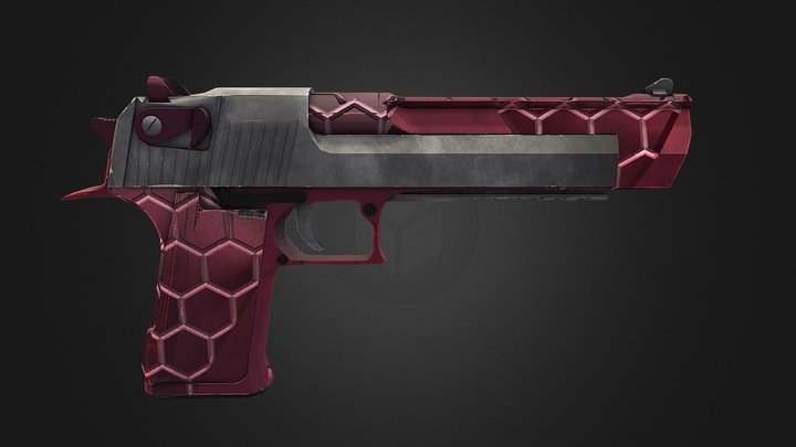 Desert Eagle | Hexagon 3D Model