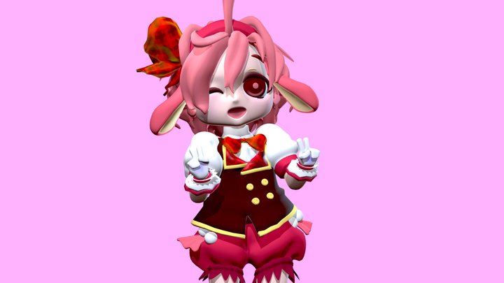 IDOL♥MIYA (FanArt) 3D Model
