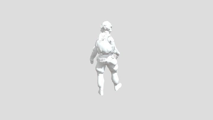 Soldier 3D Animation 3D Model