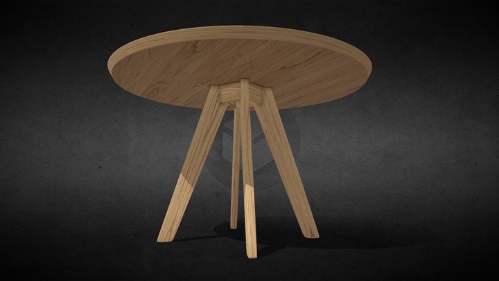 Round Table - CENA by Zeitraum - REPLICA 3D Model