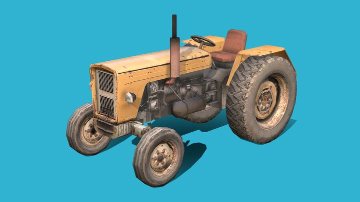 Tractor ursus c360 3D Model