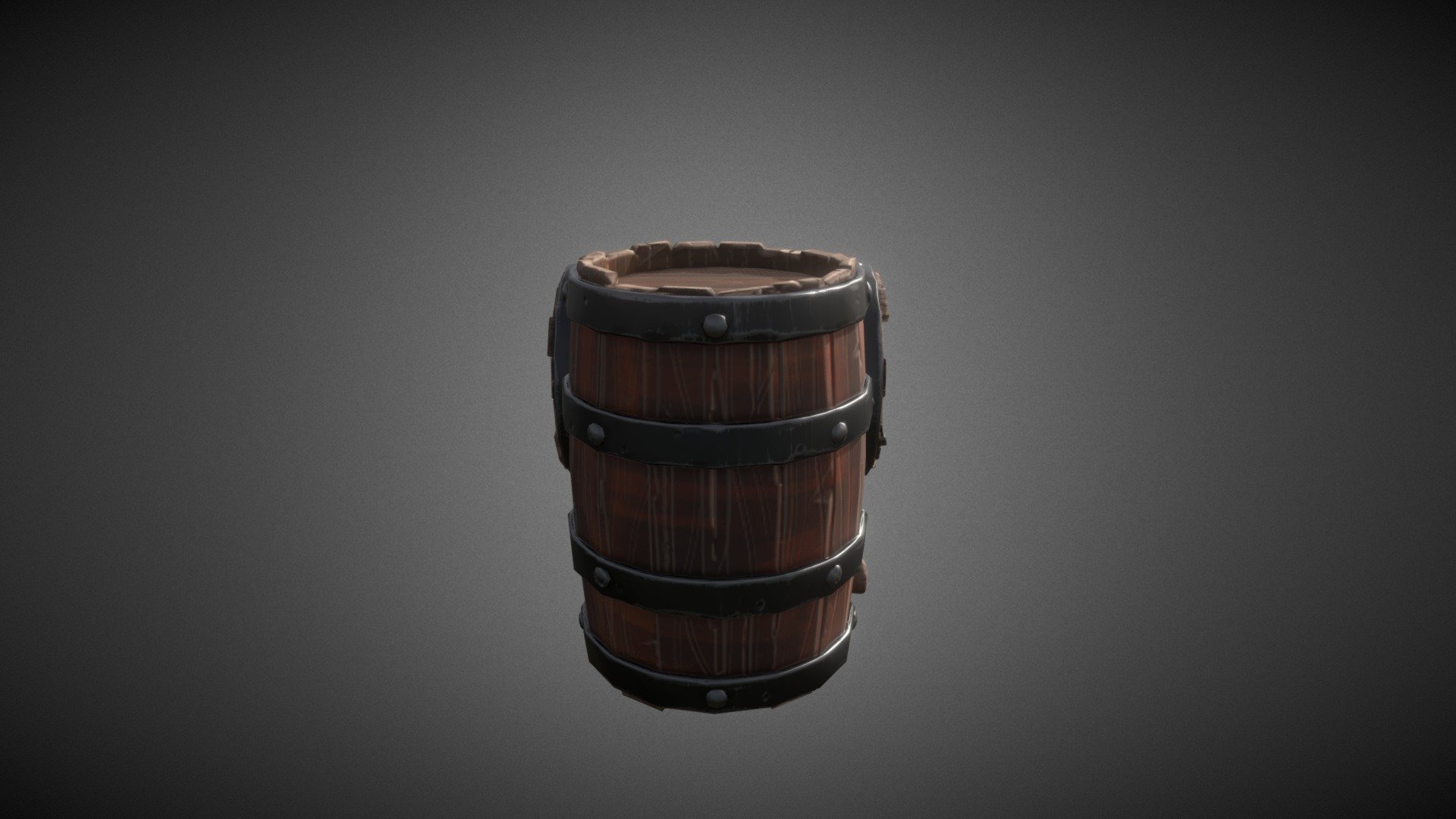 Stylized barrel - 3D model by Stanley (@Stan1ey) [60348de] - Sketchfab