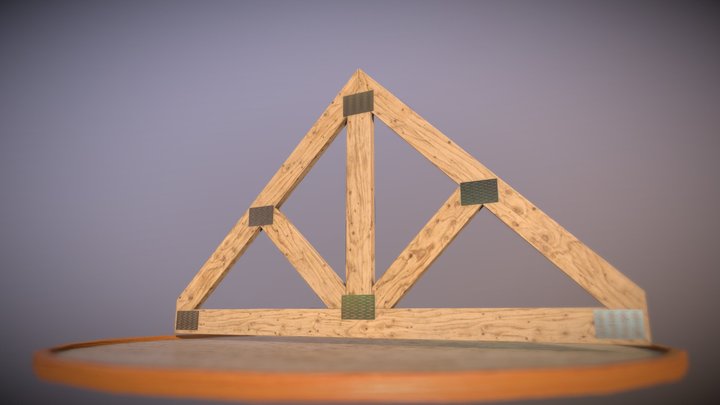 Roof Truster AR(CLT project) 3D Model