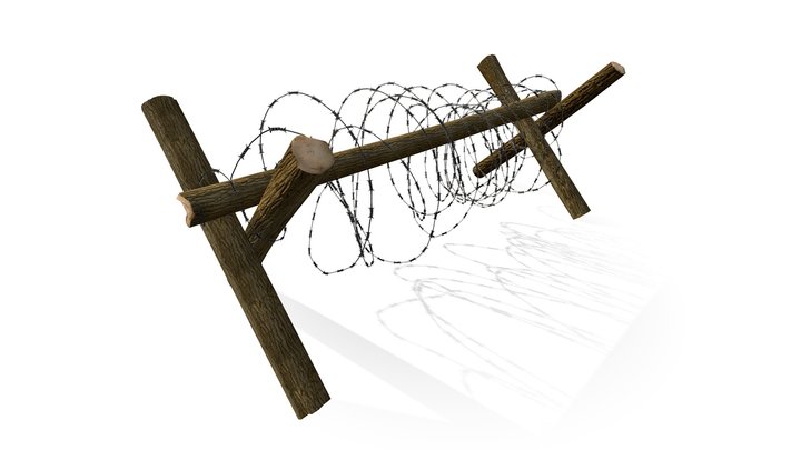 Barbed Wire 3D Model