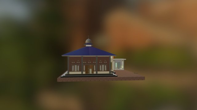 masjid cianjur 3D Model