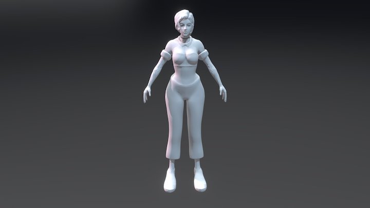 Character Modelling WIP 3D Model