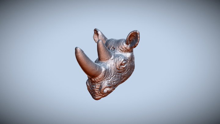 犀牛蜡模 3D Model