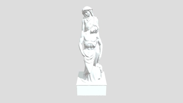 Solace in Bronze 3D Model