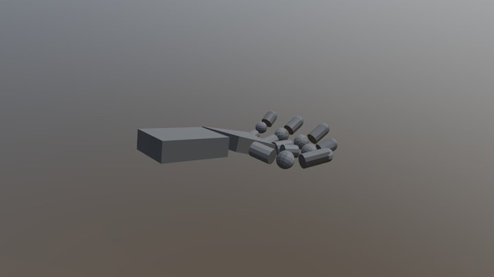 Blocky Hand 3D Model
