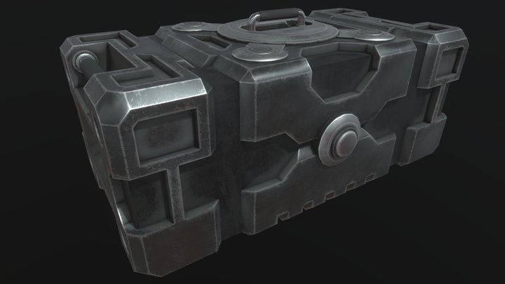 Sci-fi box 3D Model