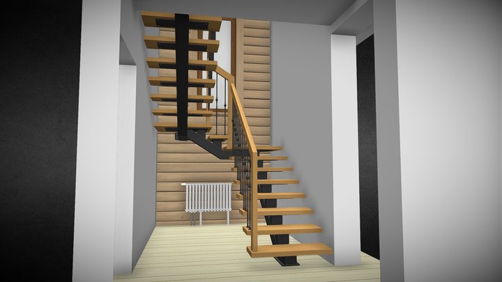 Малаховка у.Горького 10 3D Model